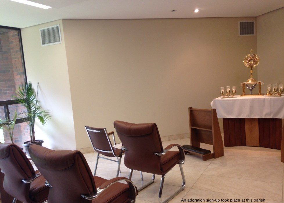 Adoration chapels near me